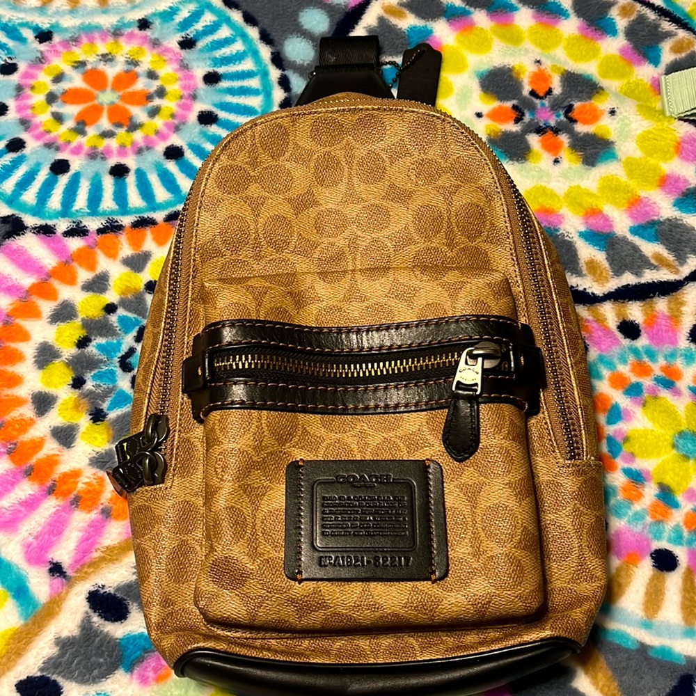 Coach crossbody backpack